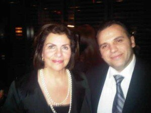 Judge Madame Andromache Karakatsanis and Nick Dimitropoulos