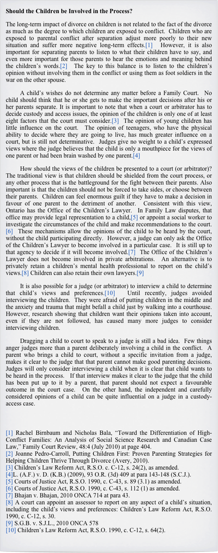 Kids in Divorce: Should the Kids Be Involved in the Divorce?